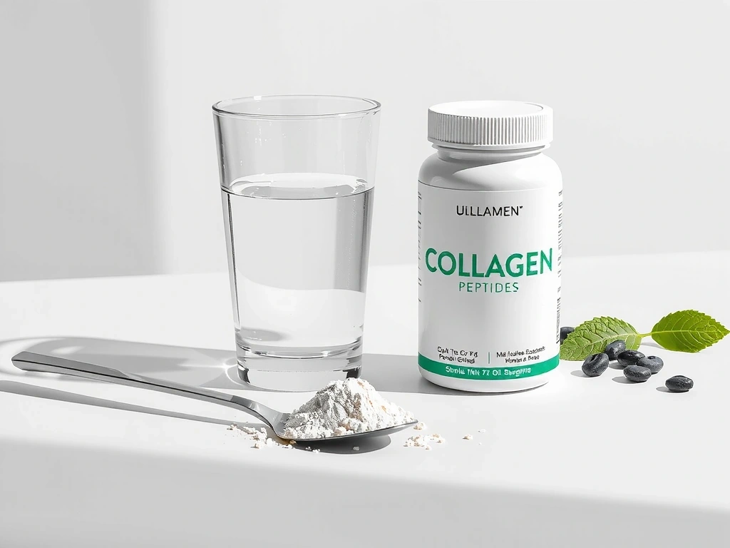 Collagen peptides powder and supplements