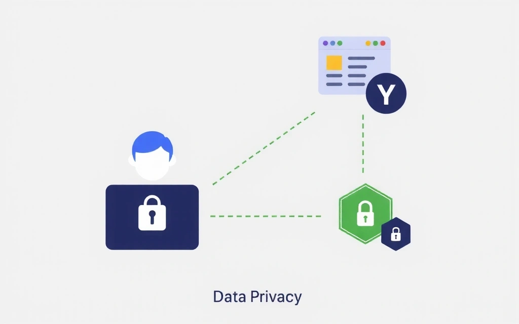 Illustration of secure data transfer between different entities